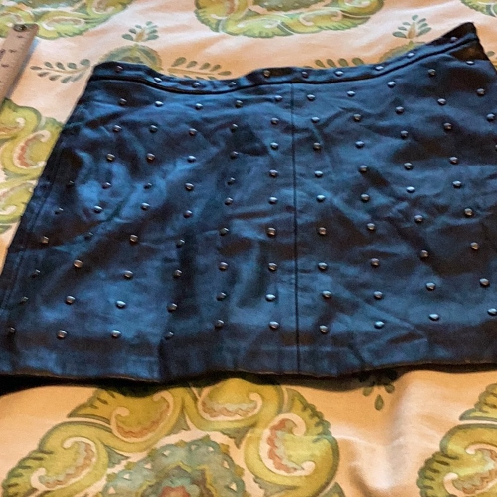 Zara Basic & Topman Black Faux Leather Skirt Bundle (2) M/6